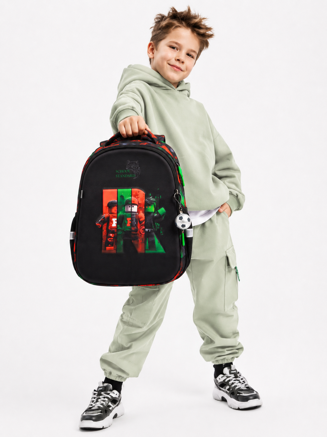 Рюкзак School Standard школьный для мальчика+брелок - фото 4