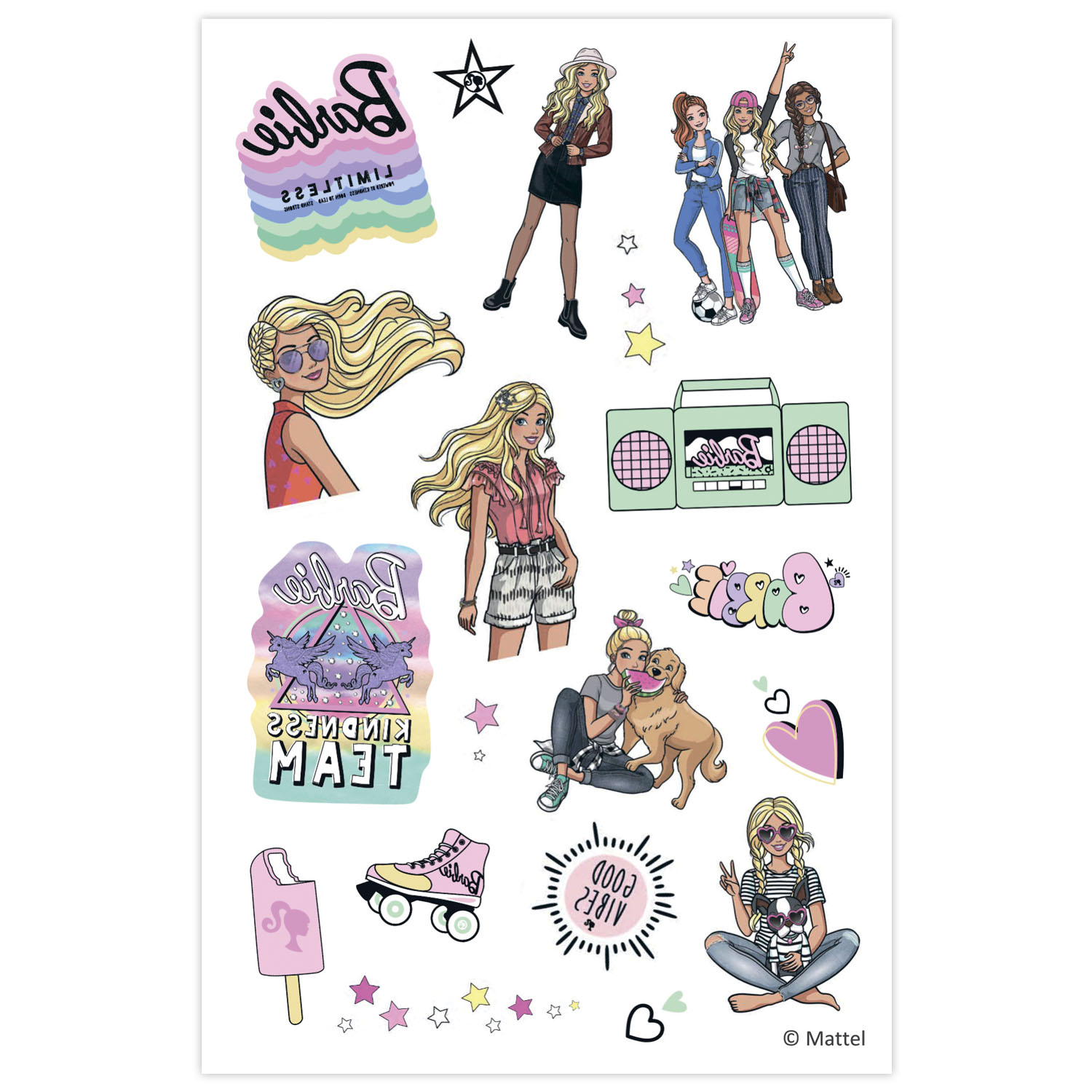 Временные татуировки Barbie - фото 1