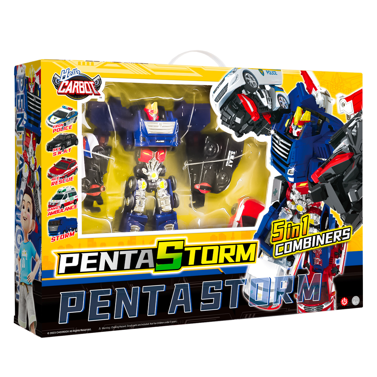 Игровой набор Hello Carbot Penta Storm трансформер 29 см - фото 19