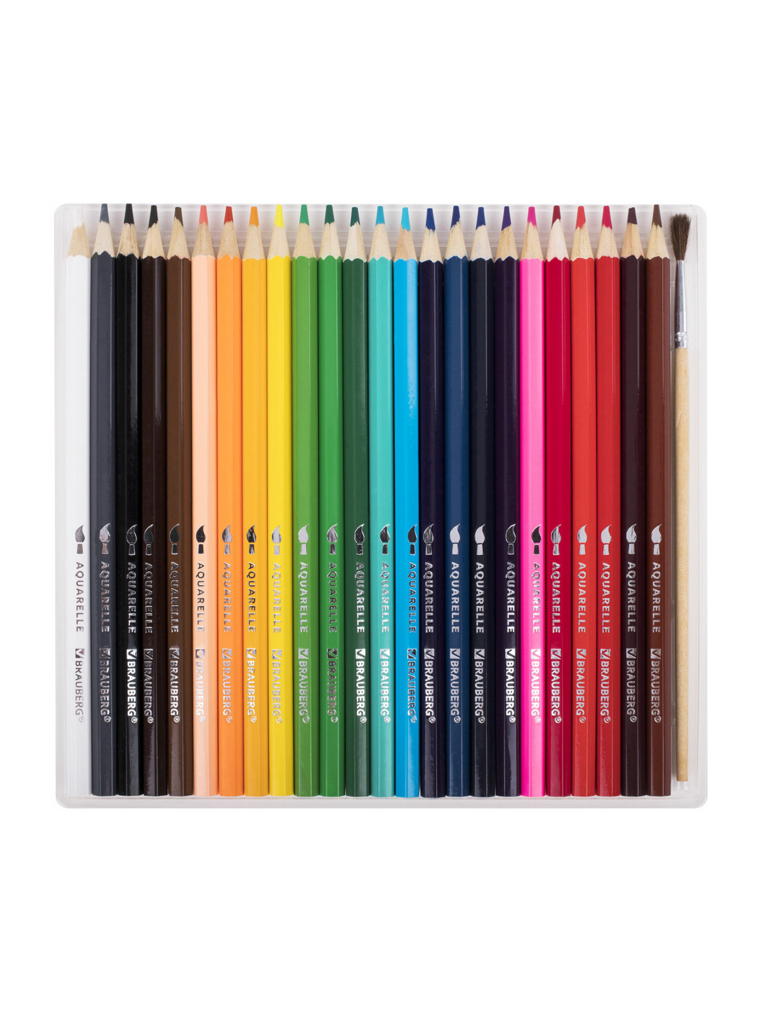 Карандаши акварельные Brauberg 24 шт. - фото 10