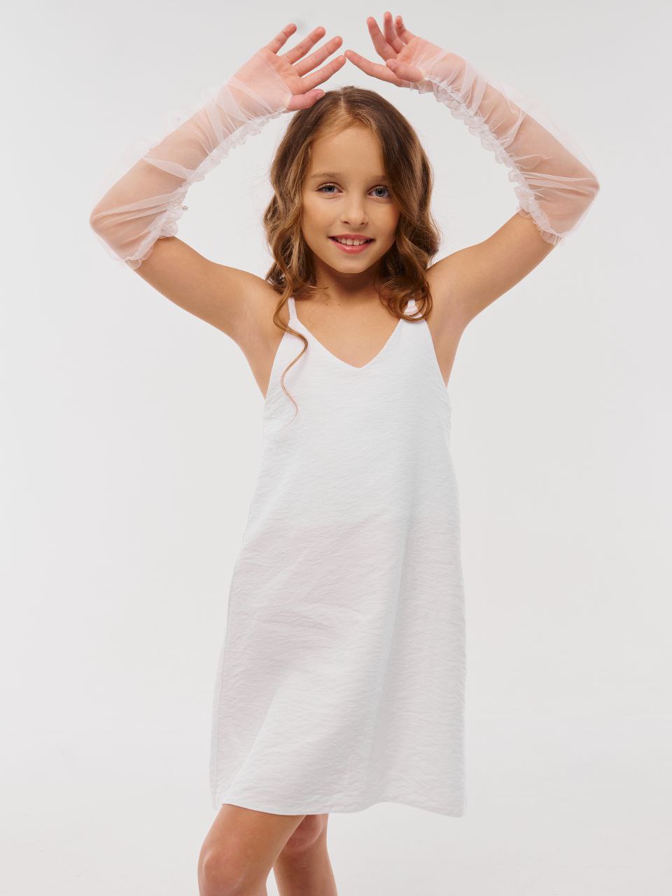 Митенки VasileKiss БелыеДетскиеМ - фото 5