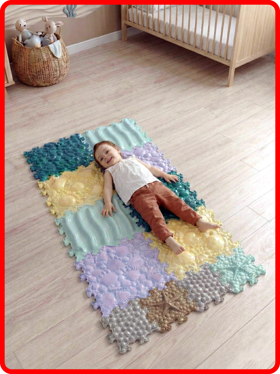 Коврик SPORTO.ONE трансформер Море эмоций, 12 шт - фото 12