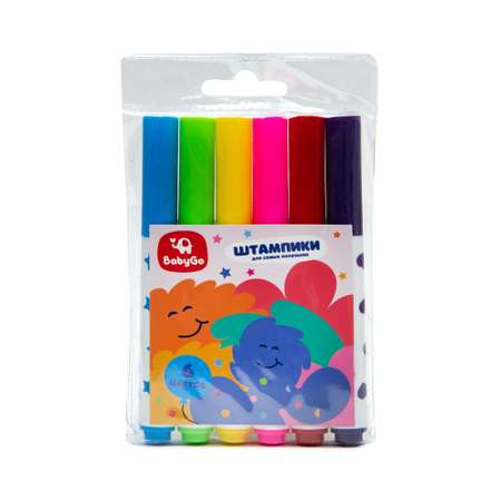 Фломастеры BabyGo 6 цв.