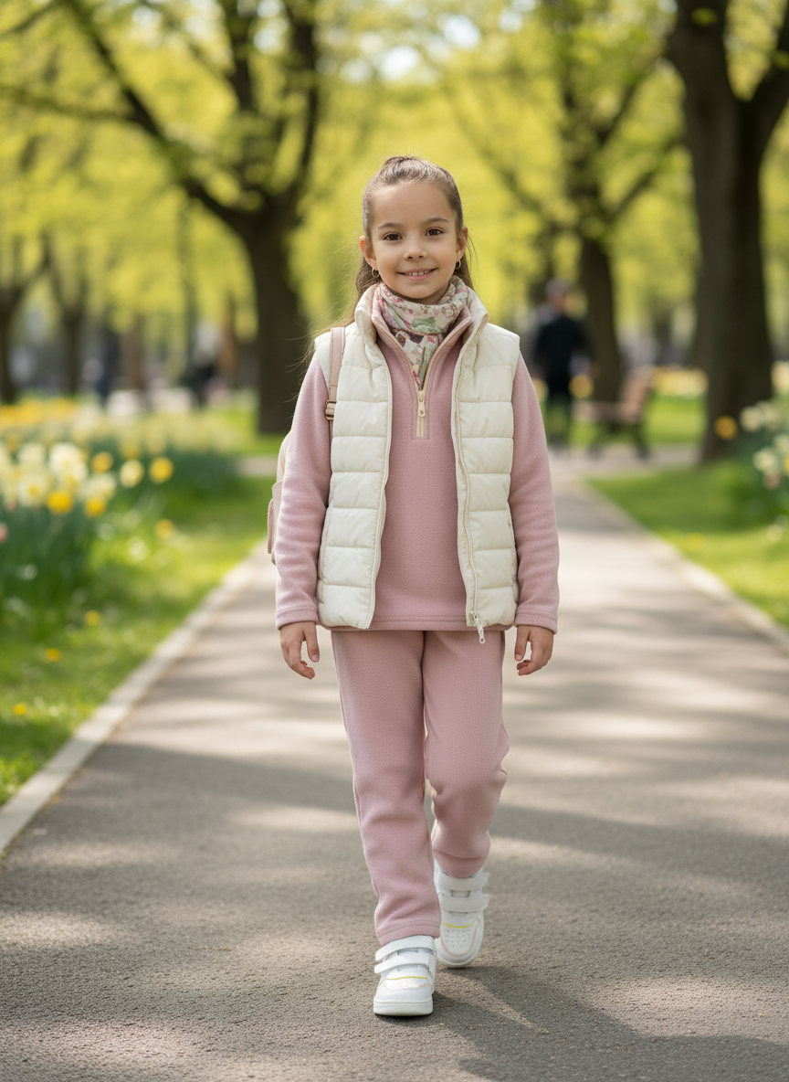 Толстовка и брюки Утенок 7052г(ш) пыльная роза - фото 3