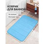 Коврик для ванной VILINA Светло-голубой 60 x 100 см
