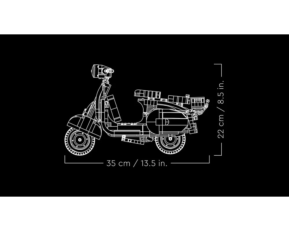 Изображение товара LEGO Creator Конструктор Vespa 125 1106 деталей для взрослых Изображение товара LEGO Creator Конструктор Vespa 125 1106 деталей для взрослых