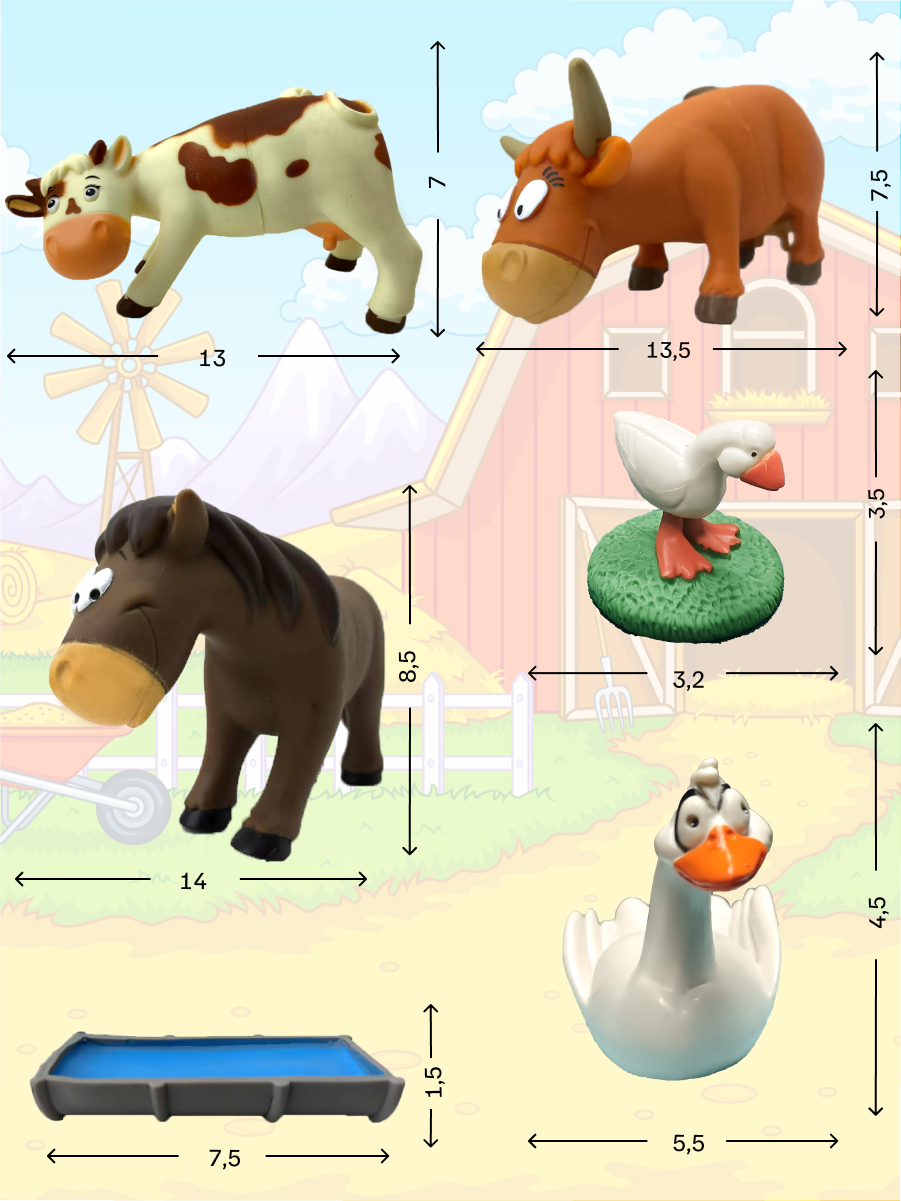 Фигурки домашних животных Ферма DeAgostini Большой набор из 16 - фото 4