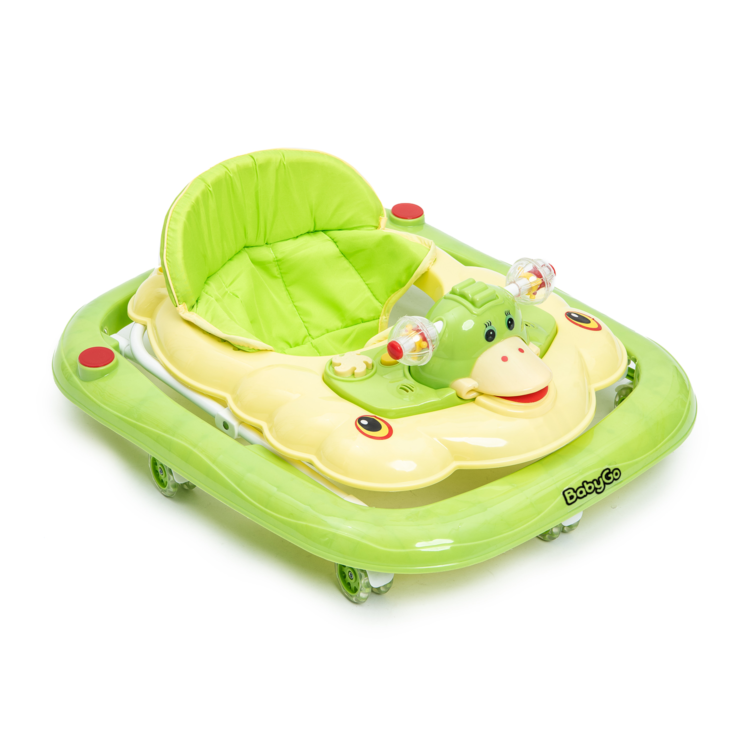 Ходунки BabyGo Duck New зеленый - фото 9