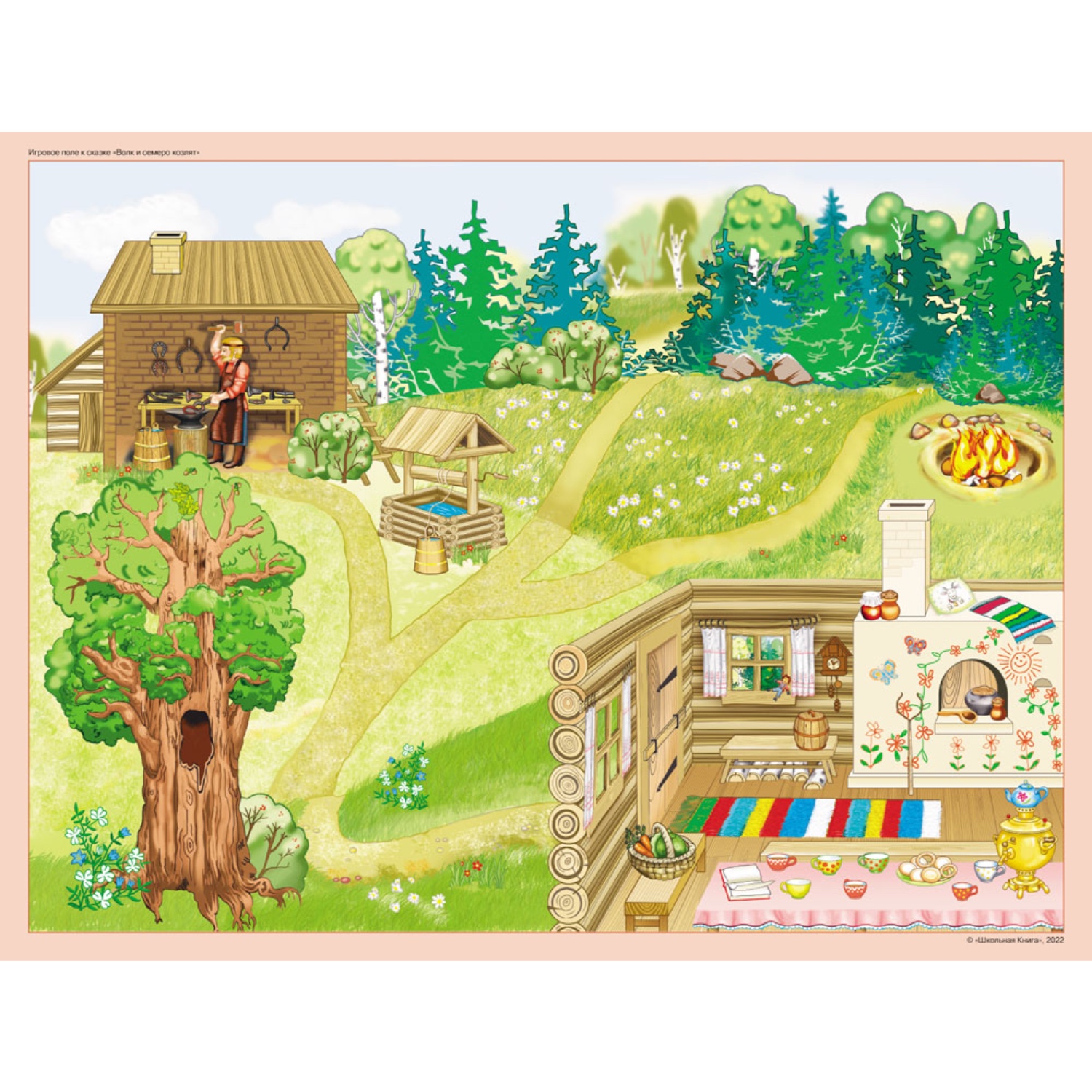 Набор книг Школьная Книга Играем в сказку. Театрализация сказок. Курочка Ряба. Гуси-лебеди. Маша и медведь. - фото 3