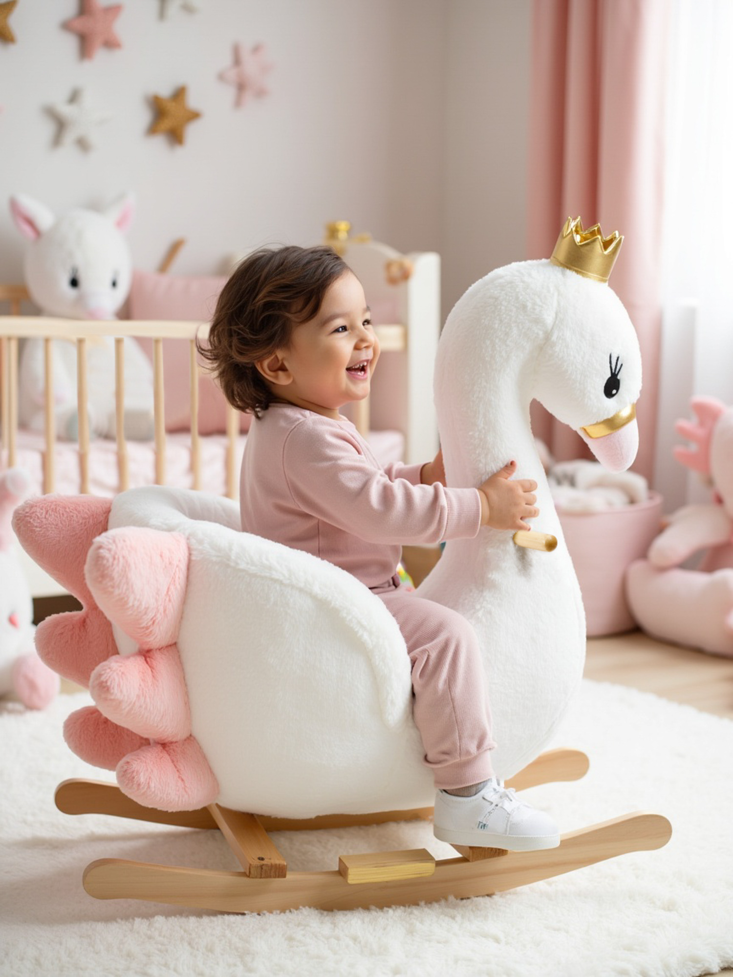 Качалка Amarobaby Swan - фото 3