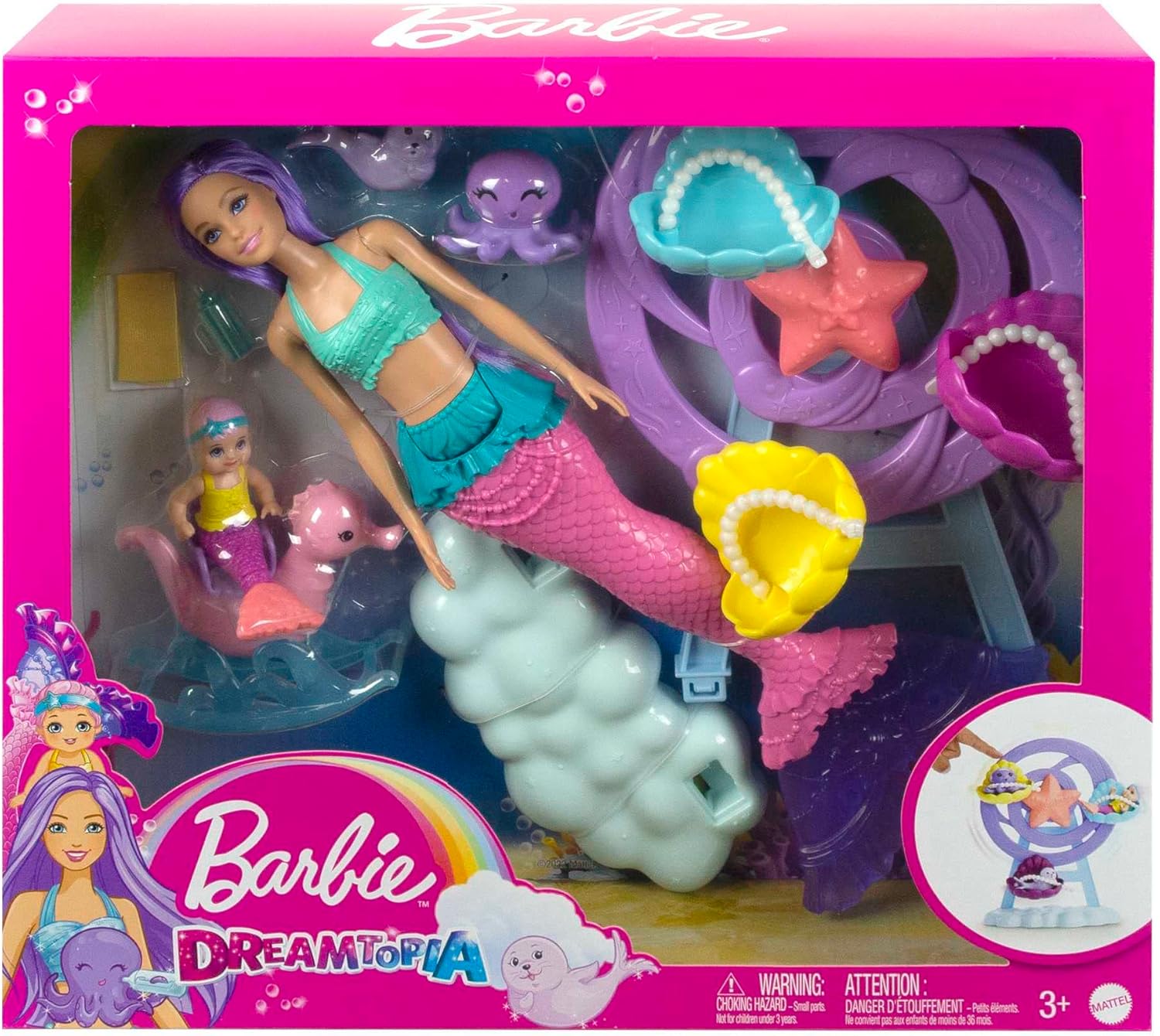 Кукла мини Barbie Dreamtopia HLC30 - фото 5