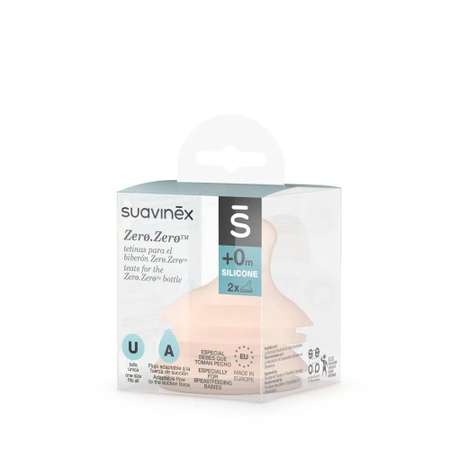 Соска Suavinex Anti-Colic силикон (переменный поток) 2 шт.