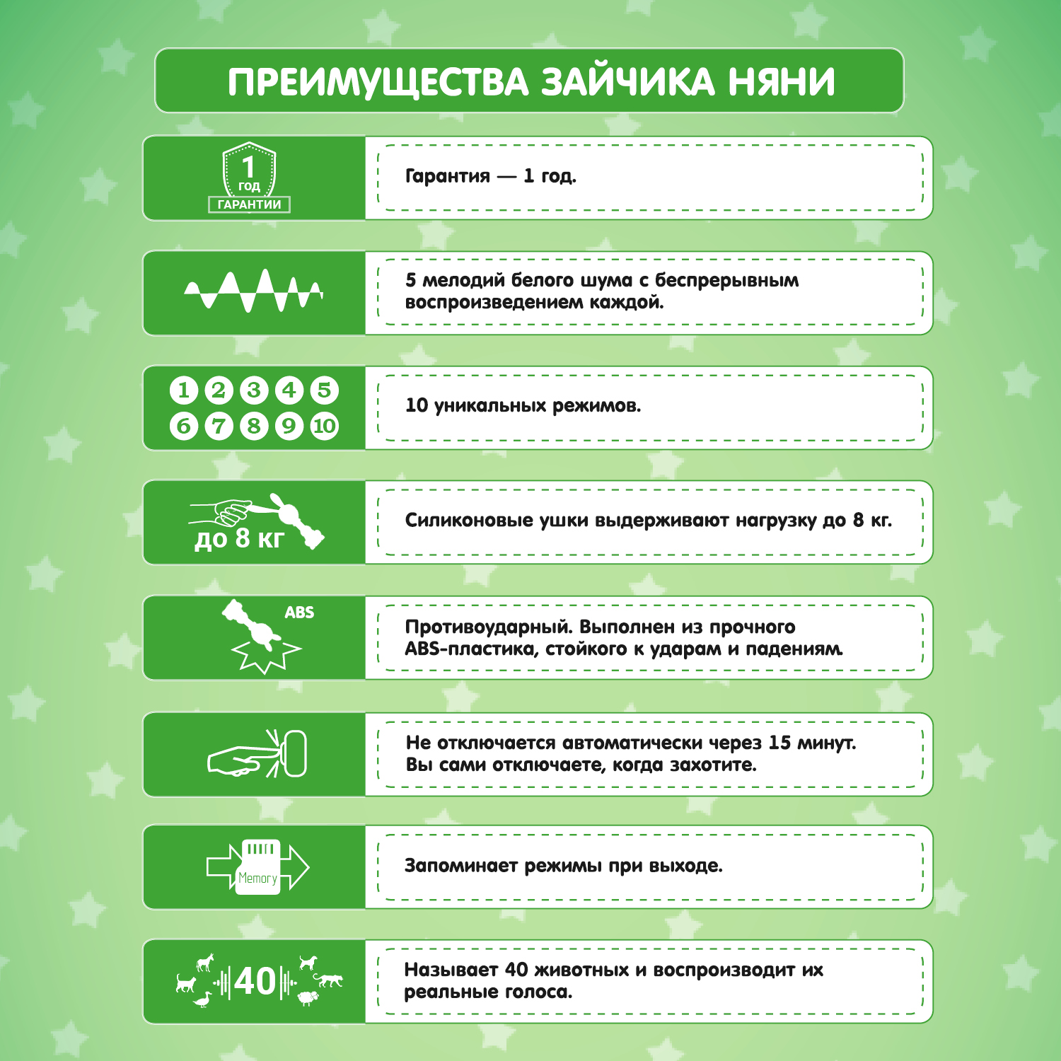Игрушка BertToys погремушка Зайчик Няня - фото 10