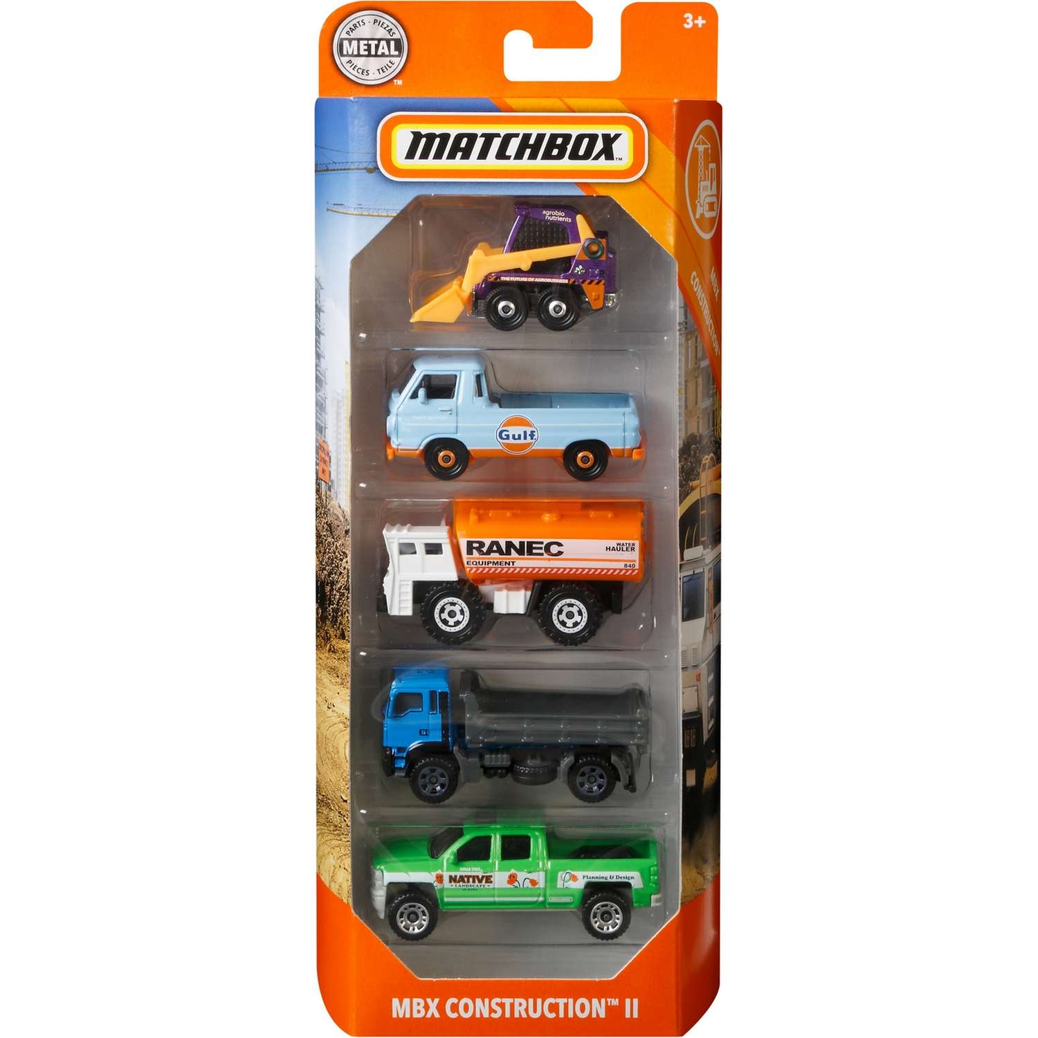 Игровой набор Matchbox 5 машин 1:16 в ассортименте C1817 - фото 7
