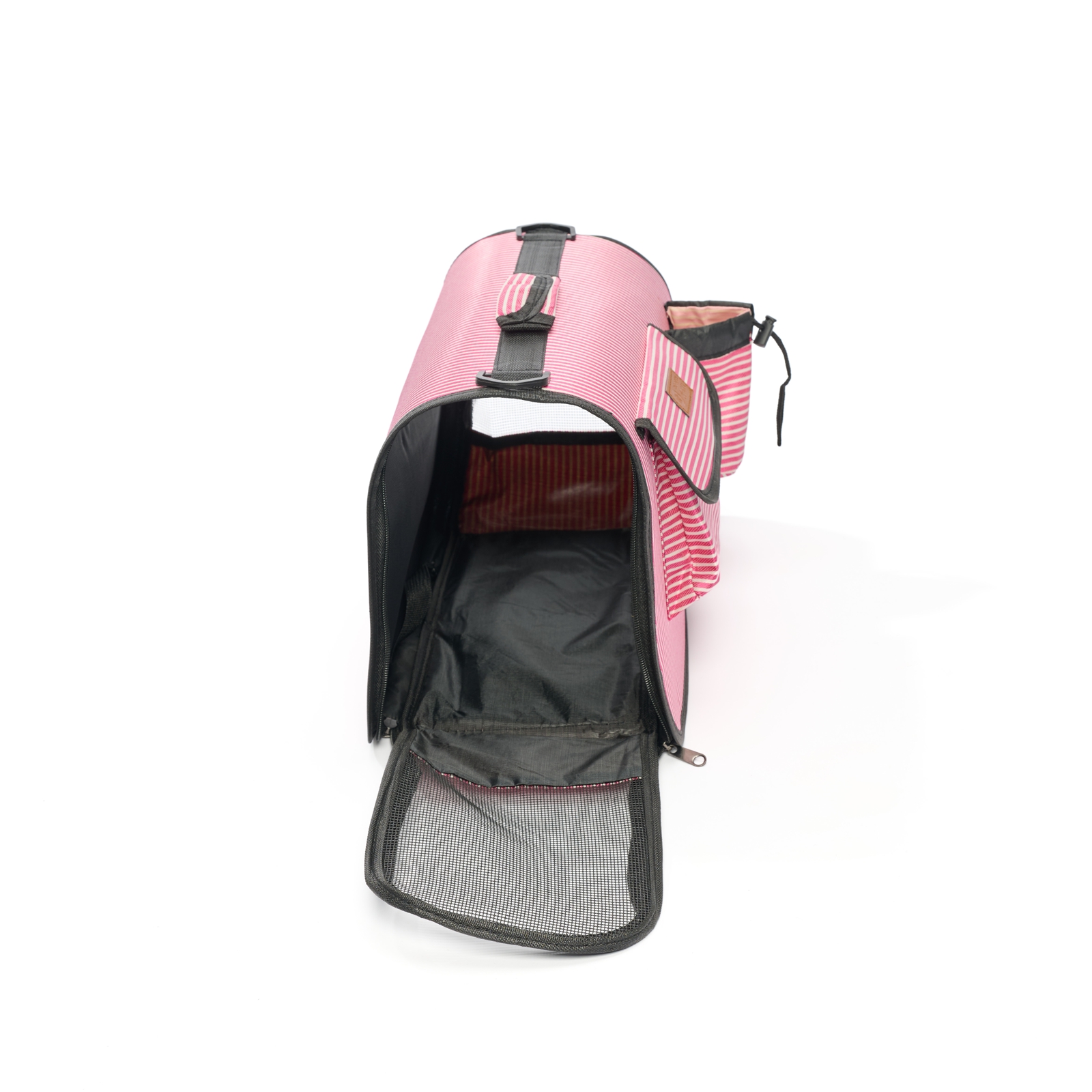 Сумка-переноска для животных Не один дома Holiday pink 40*27*21см розовый - фото 4