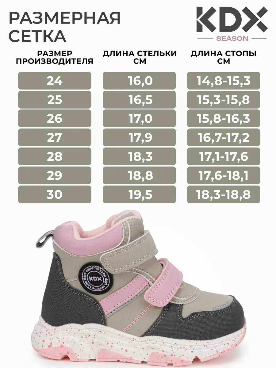Ботинки KDX MU-71 grey - фото 4