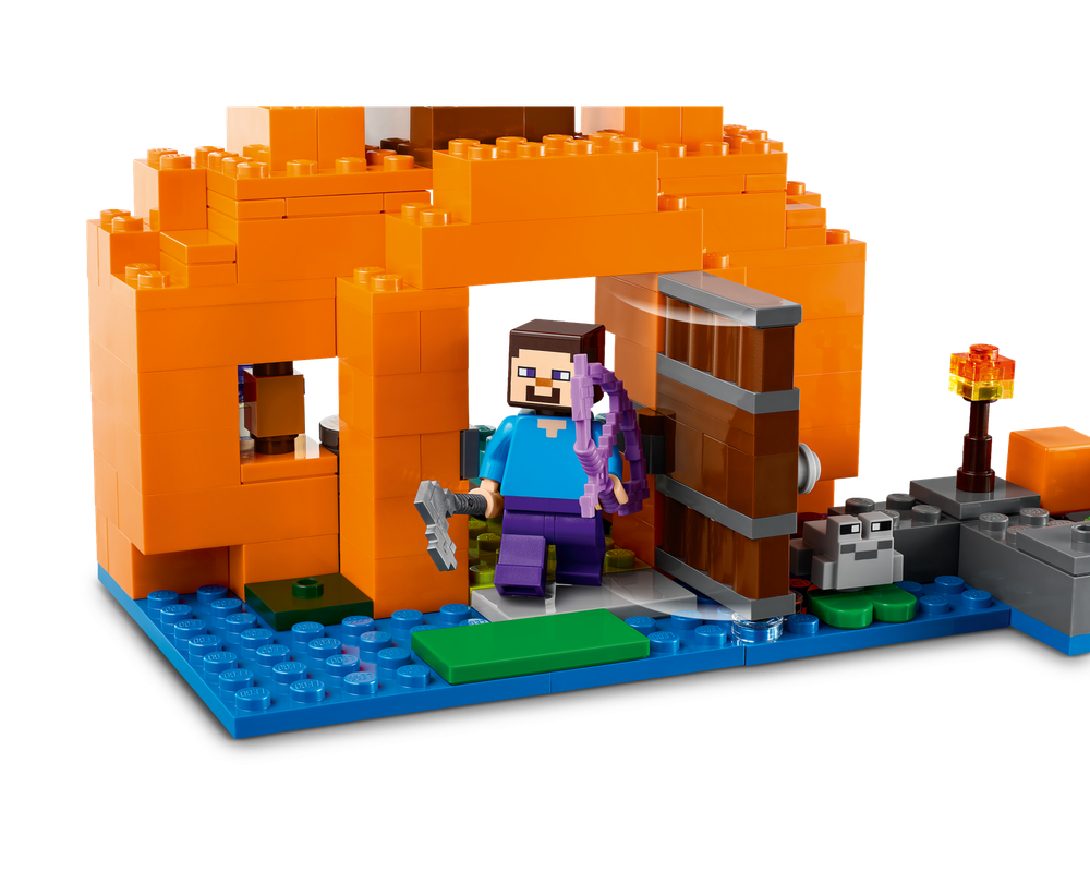 Конструктор LEGO Minecraft Тыквенная ферма блочный - фото 4