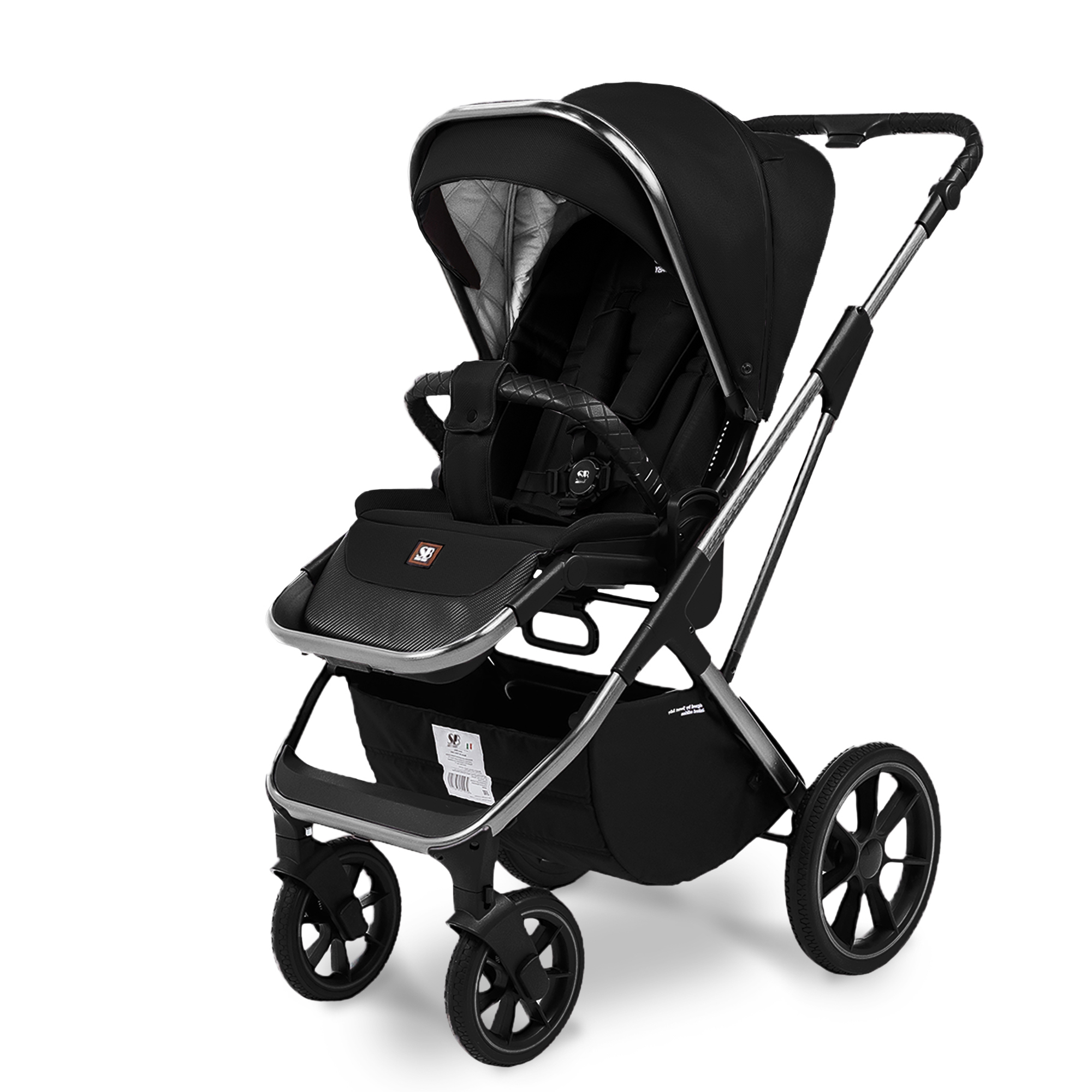 Коляска 2в1 Sweet Baby Rocco Black черный - фото 27