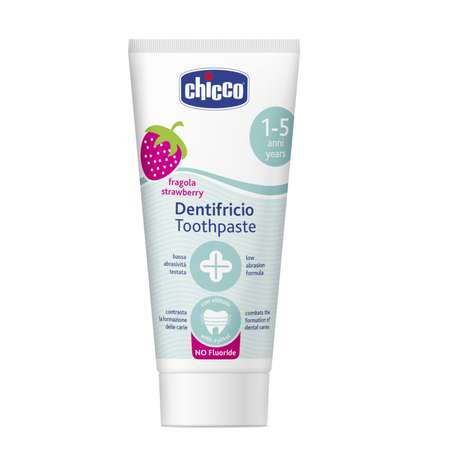 Зубная паста Chicco без фтора Клубника