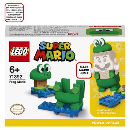 Конструктор LEGO Super Mario Марио-лягушка блочный