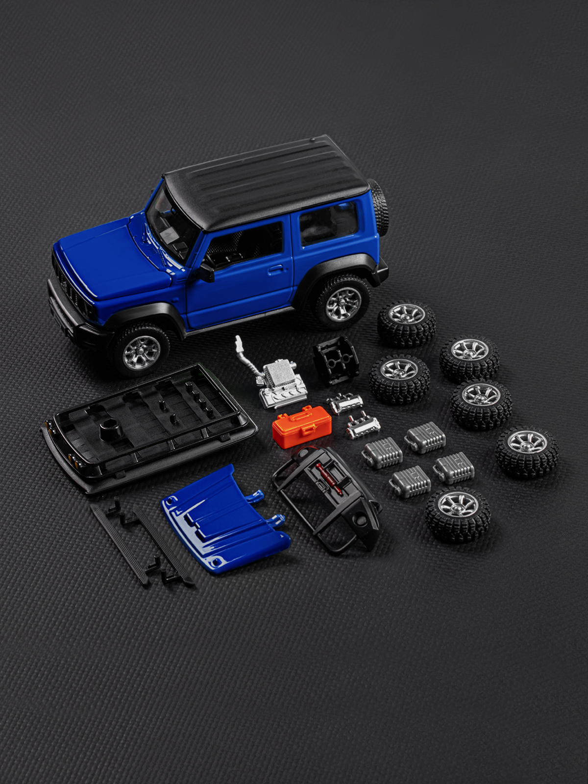 Автомобиль АВТОпанорама Suzuki Jimny 2018 Сборная модель 1:32 JB1251891 - фото 32