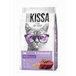 Корм для стерилизованных кошек Kissa с телятиной 350г сухой