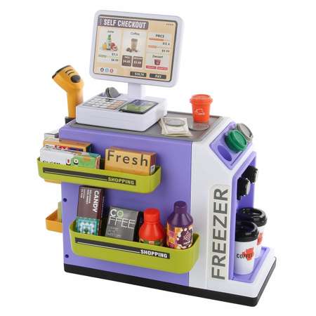 Игровой набор Veld Co касса, продукты, прилавок