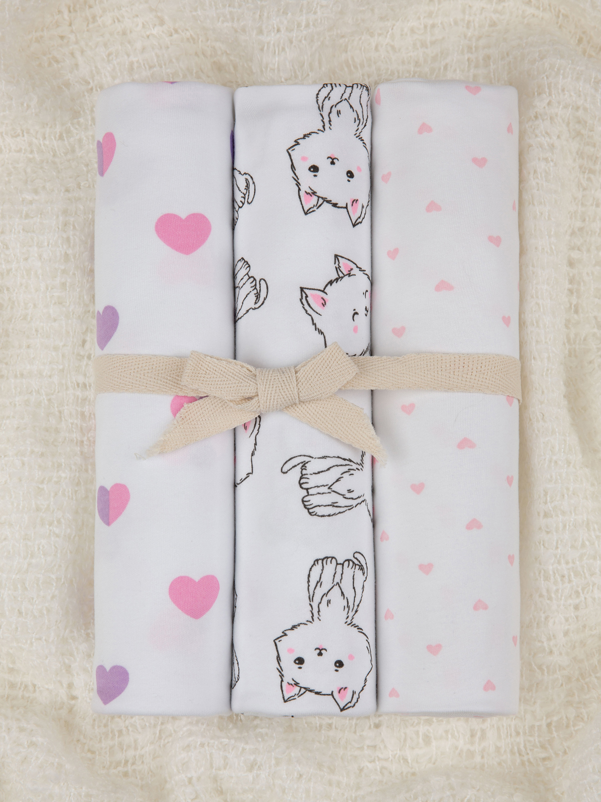 Пелёнка inlovery трикотаж 85х100 см 3 шт. - фото 5