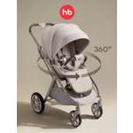 Коляска прогулочная Happy Baby Luna 360 серый