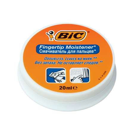 Набор канцелярский BIC Увлажнитель для пальцев