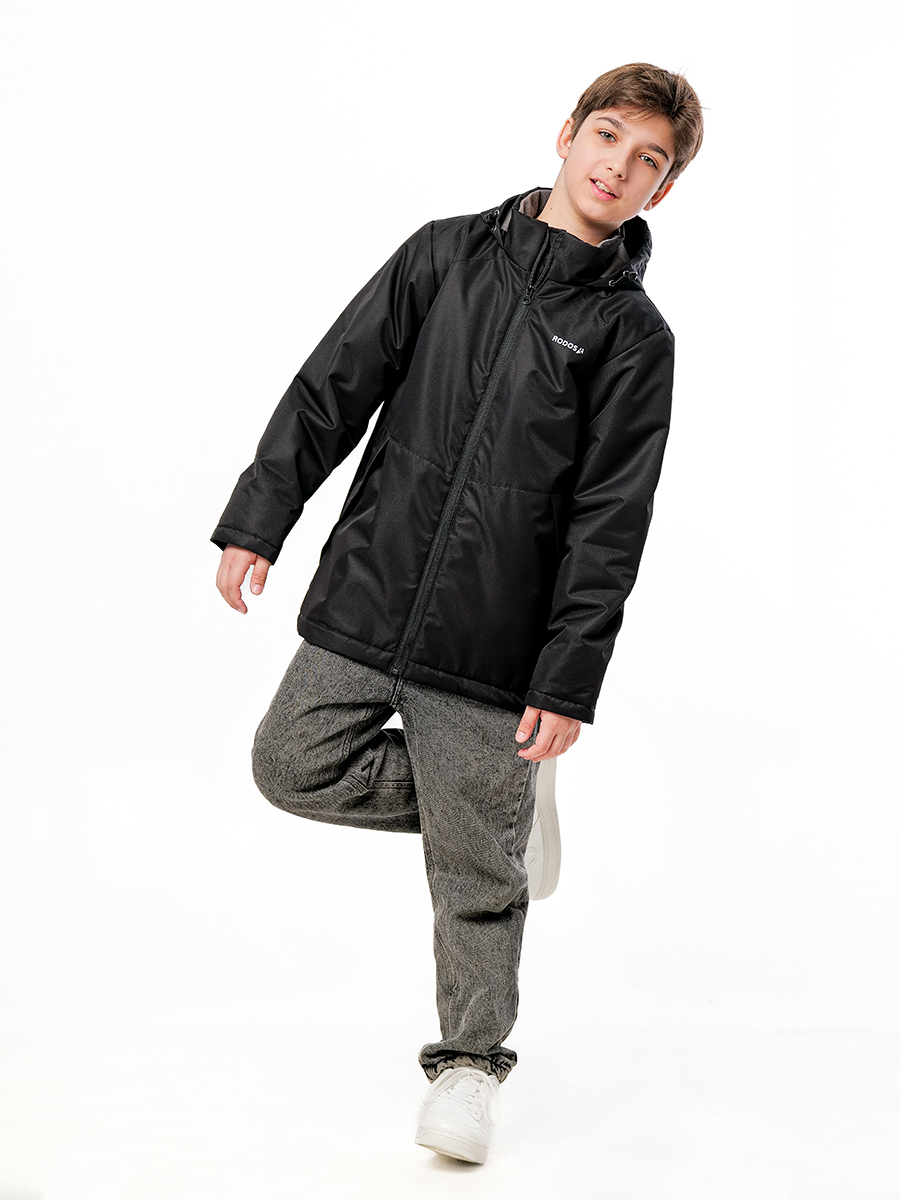 Куртка RODOS М-245/черный(серый) - фото 3