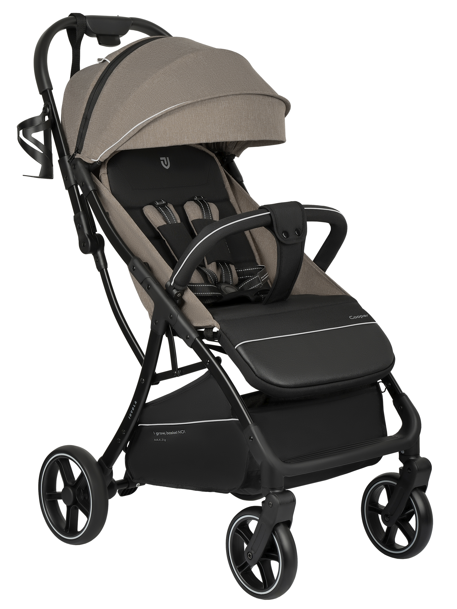 Коляска прогулочная JOVOLA Cooper бежевый - фото 1