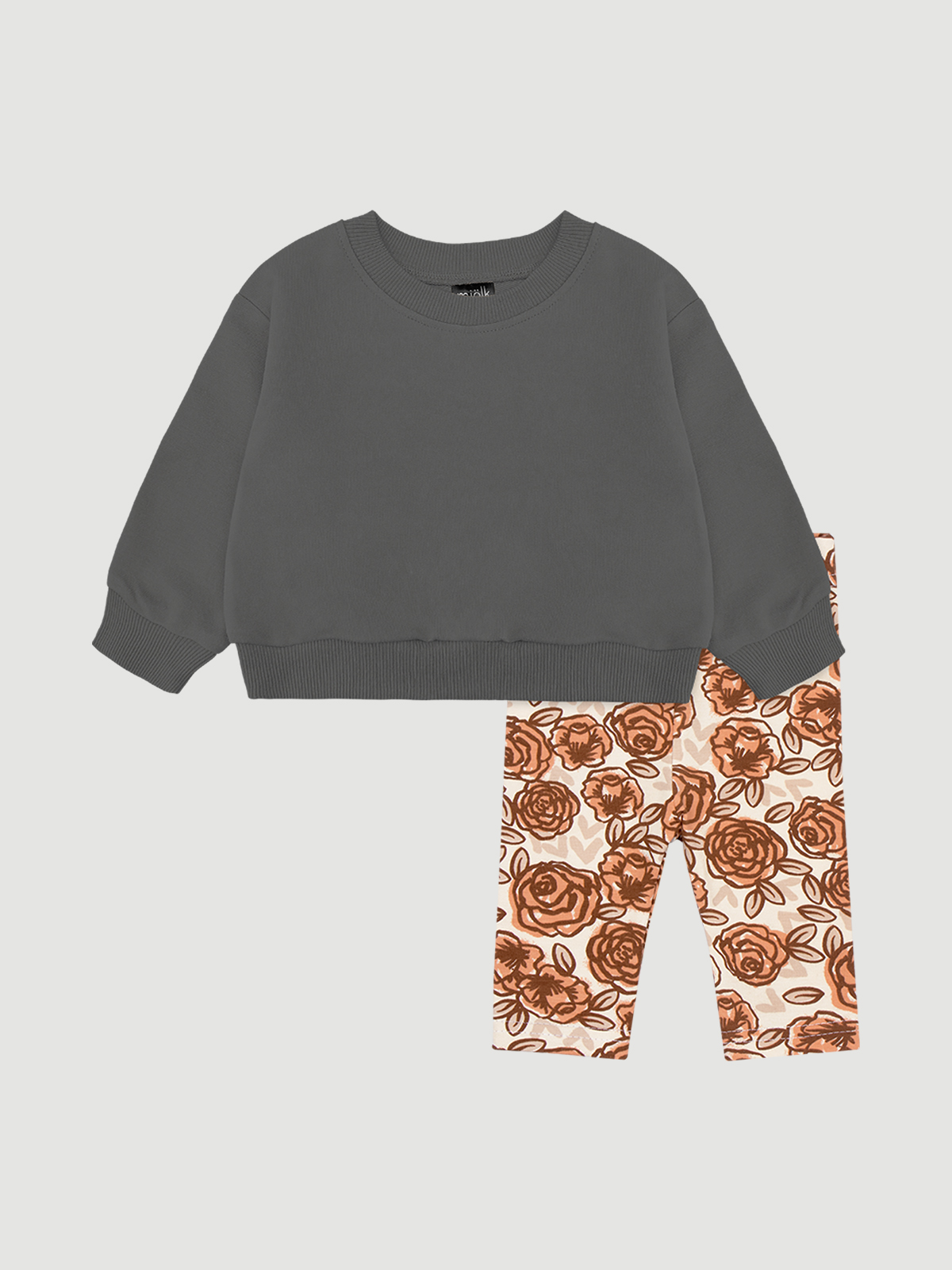 Изображение товара Детский комплект свитшот и легинсы mjölk для девочек ручная работа