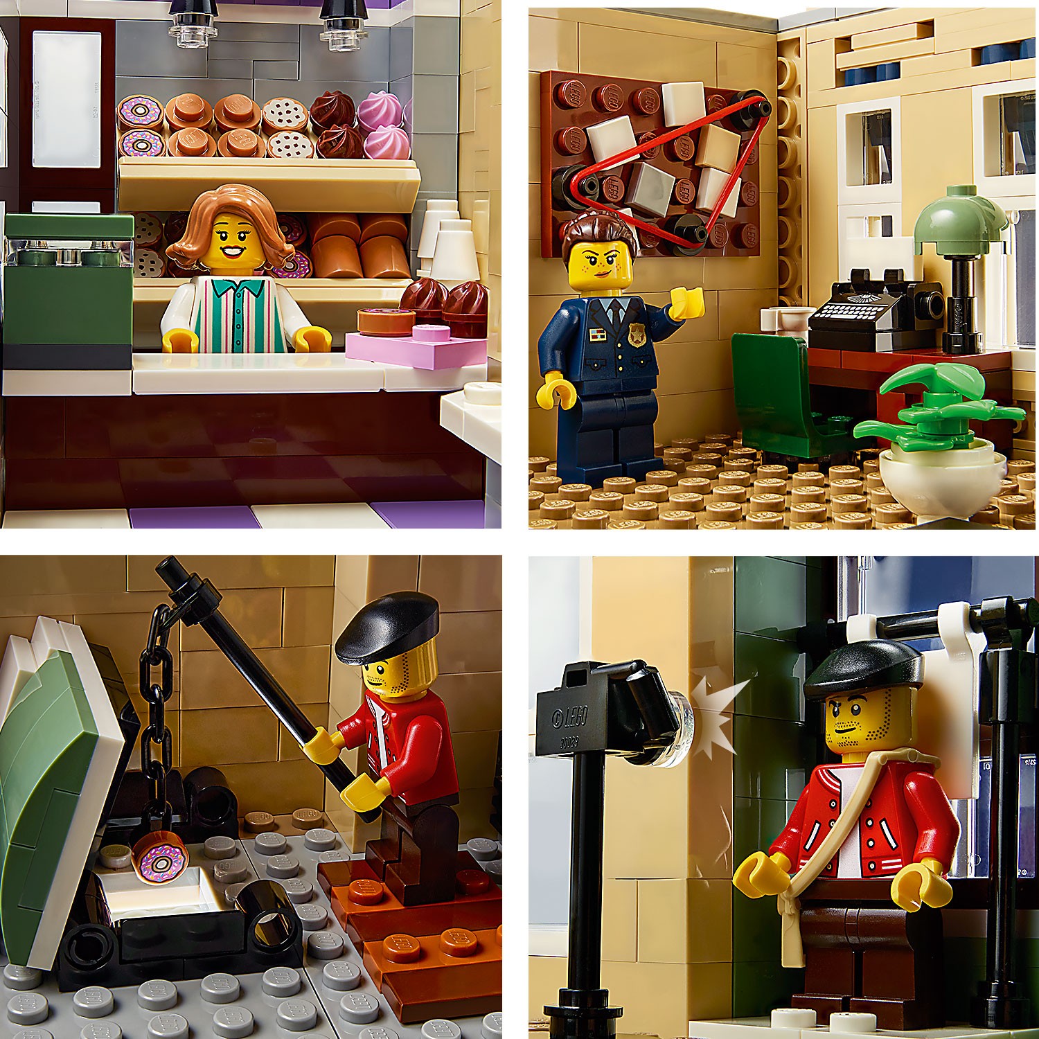 Конструктор LEGO Icons Полицейский участок блочный - фото 6