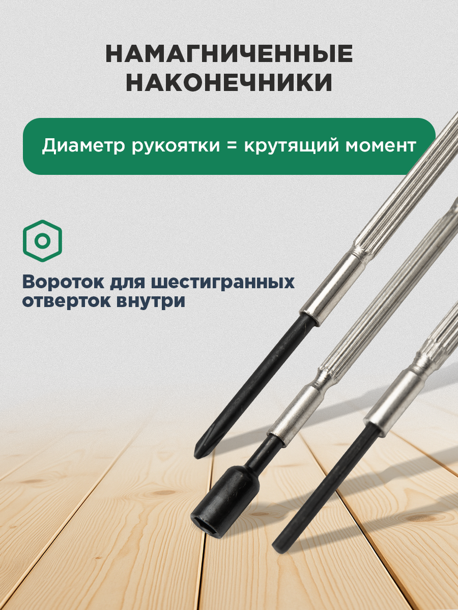 Набор часовых отверток 16 предметов - фото 3