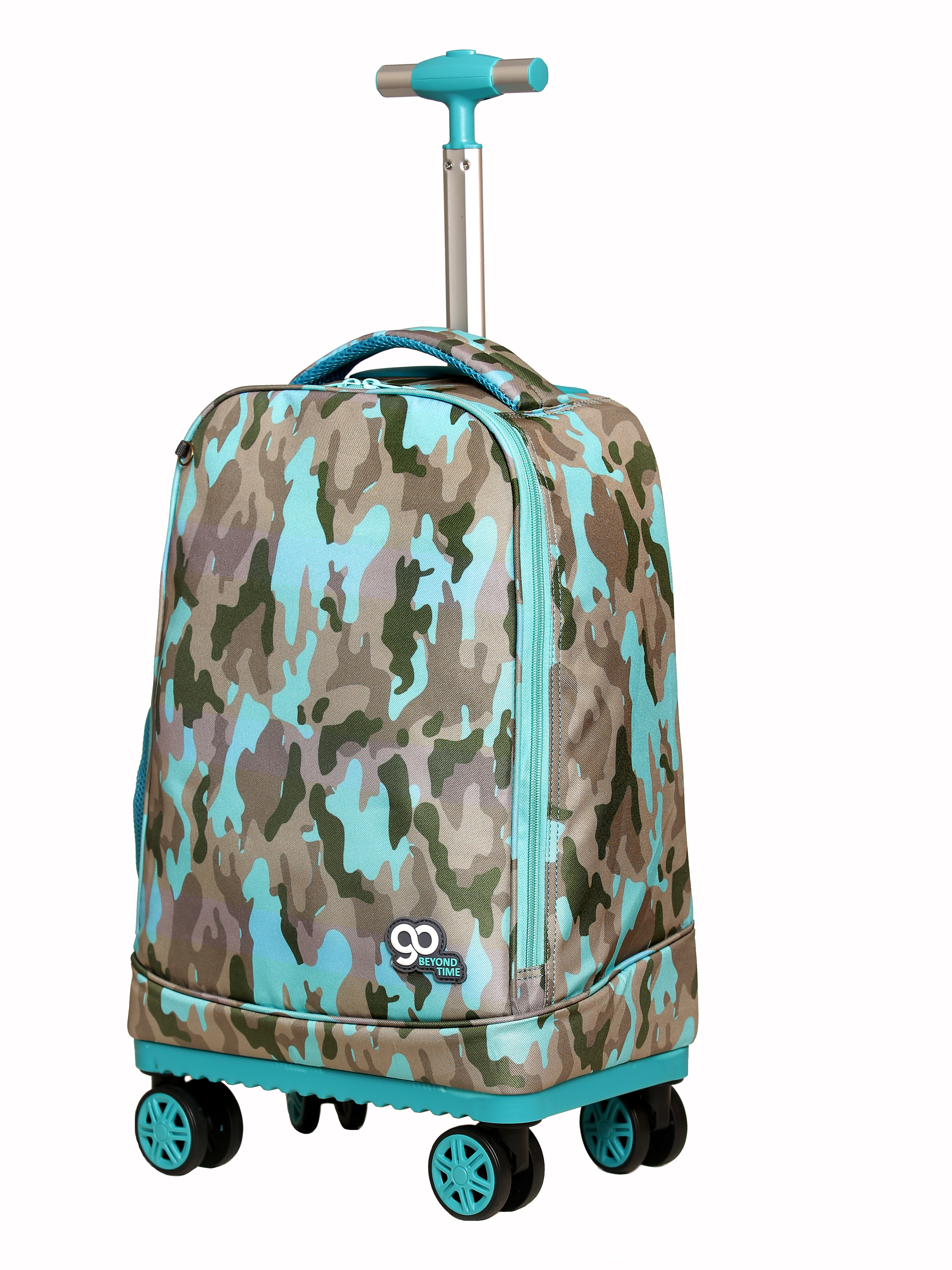 Чемодан Beyond time Камуфляж бирюзовый - фото 7