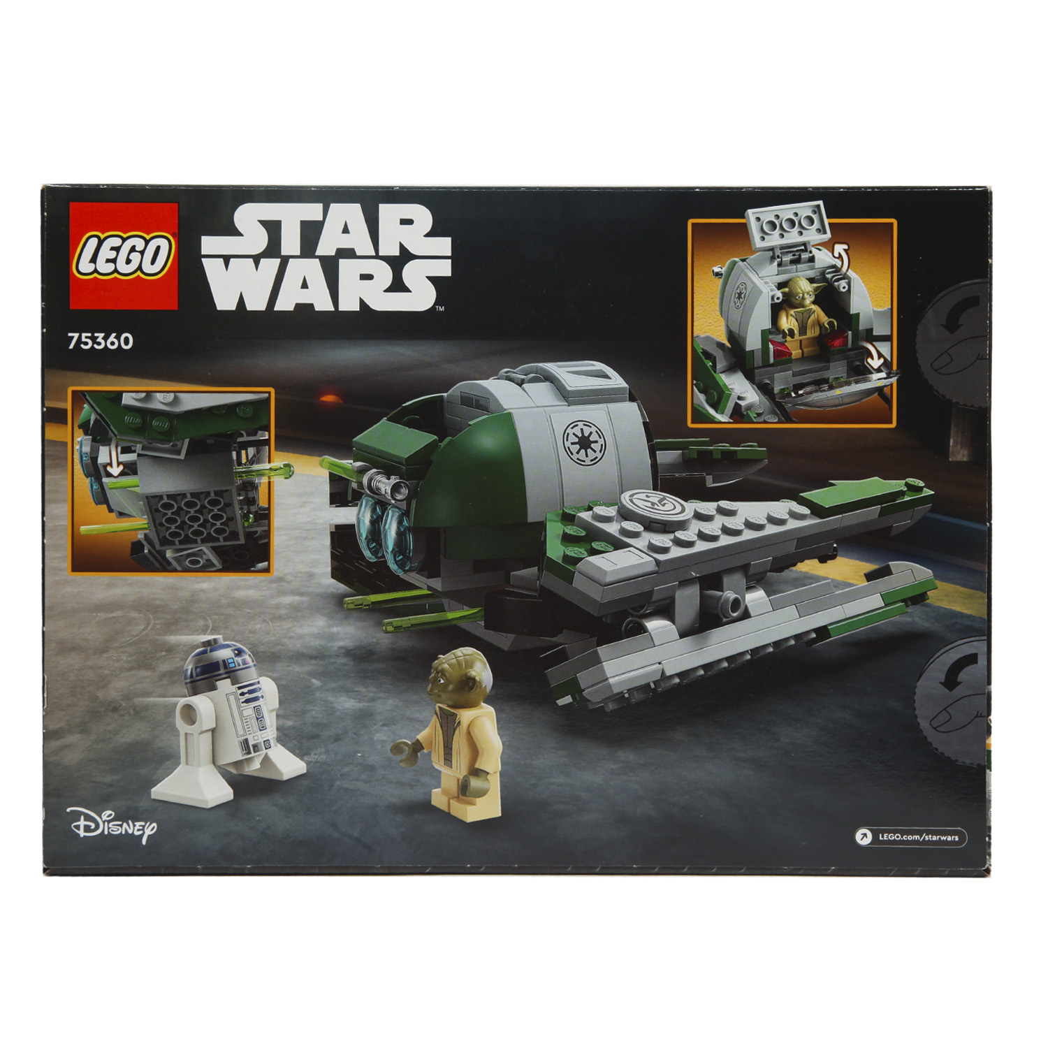Конструктор LEGO Star Wars Yodas Jedi Starfighter блочный - фото 16