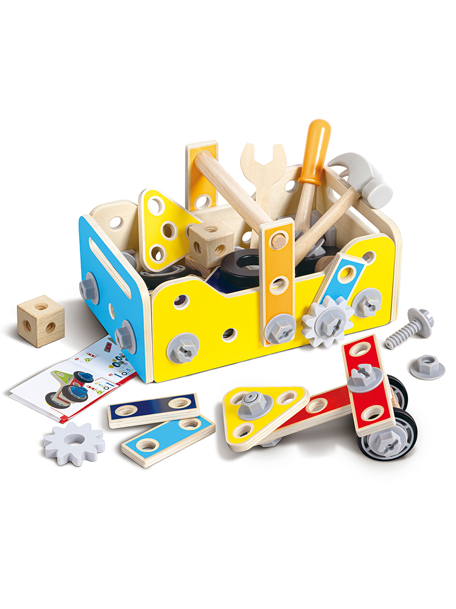 Конструктор Hape Мастерская деревянный 83 дет. - фото 2