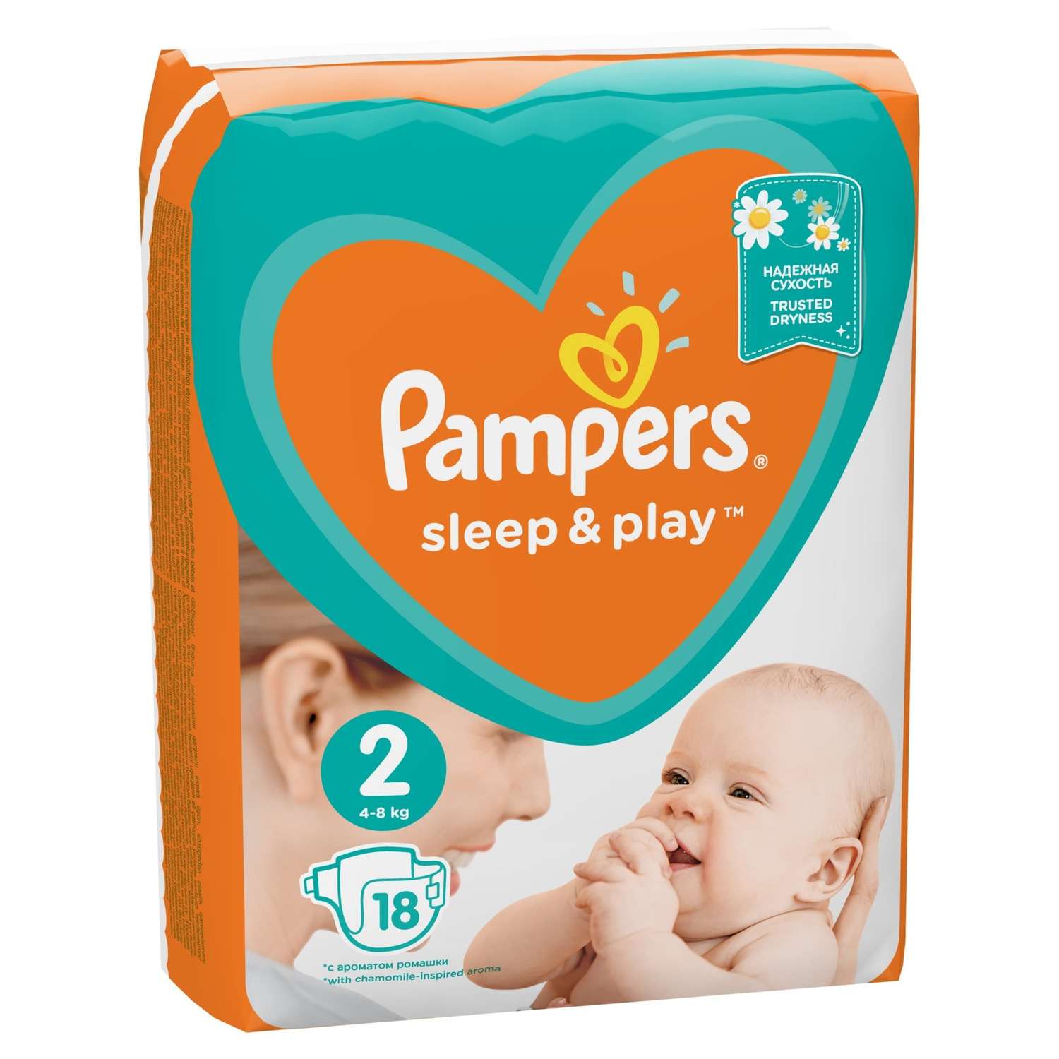 Подгузники Pampers Sleep and Play 2 (4-8 кг) 18 шт. - фото 3