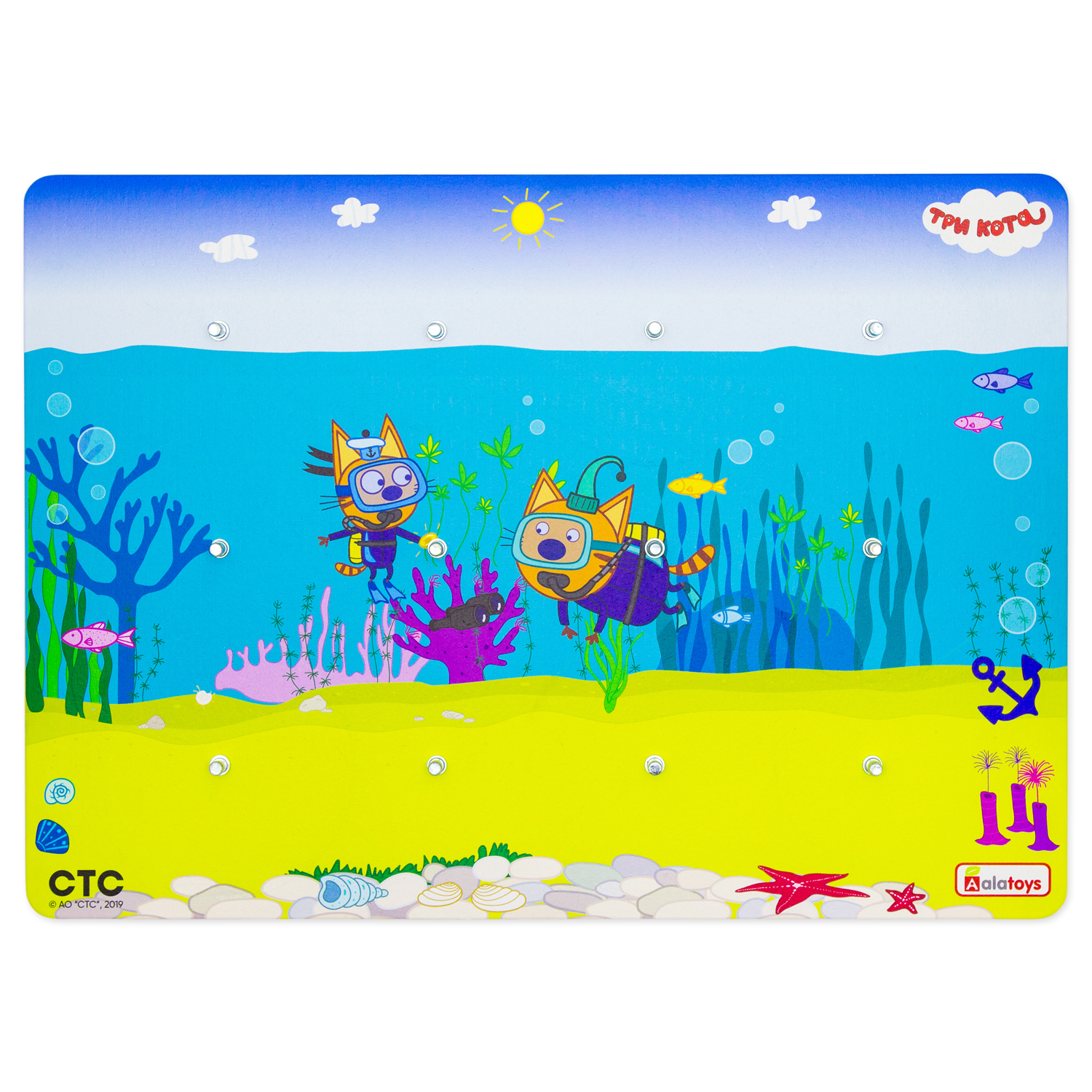 Игрушка Alatoys бизиборд - фото 8