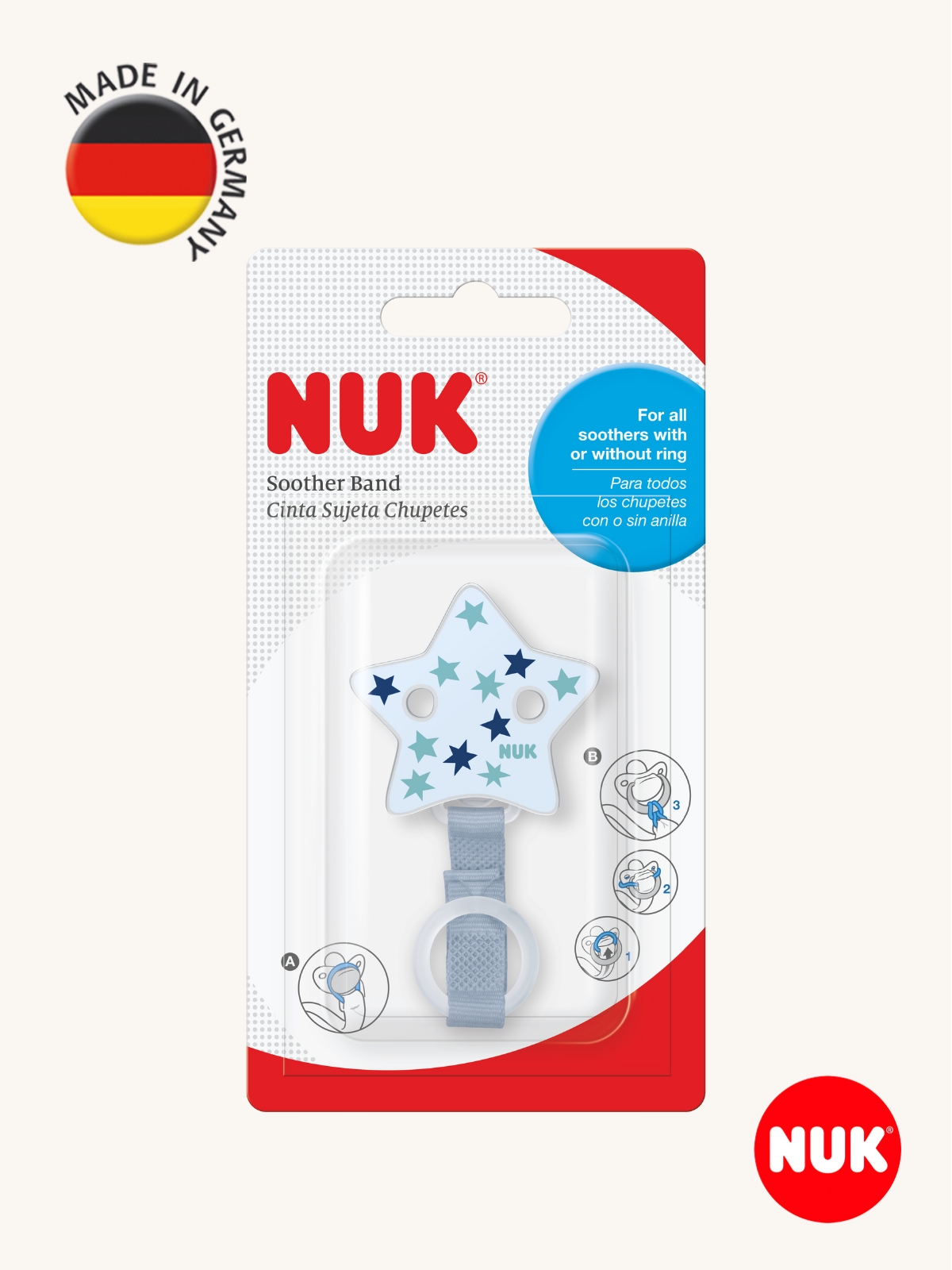 Клипса для пустышки Nuk - фото 1