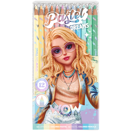 Карандаши пастельные WOW Generation 12 шт.