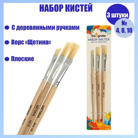 Кисть Calligrata 3 шт. (щетина)