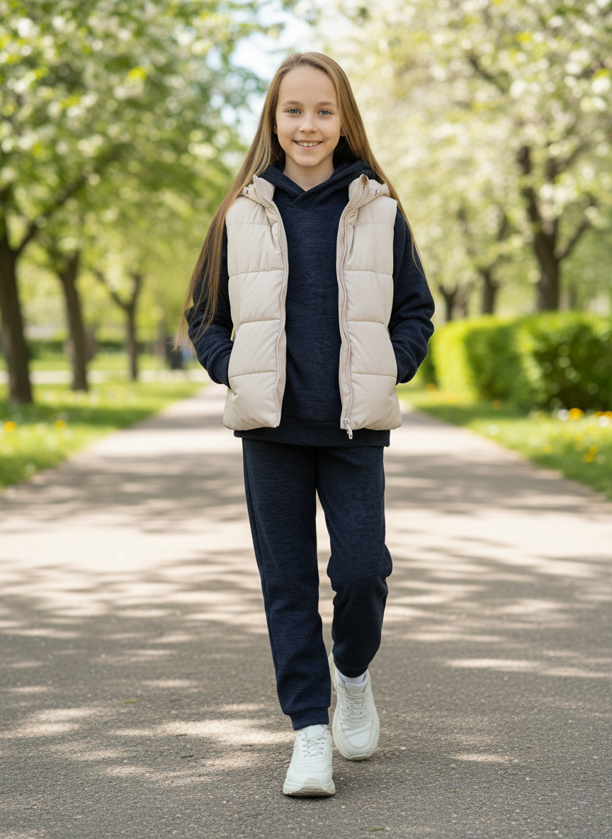 Худи и брюки ULTRA 7043кт-Ул т.синий - фото 2