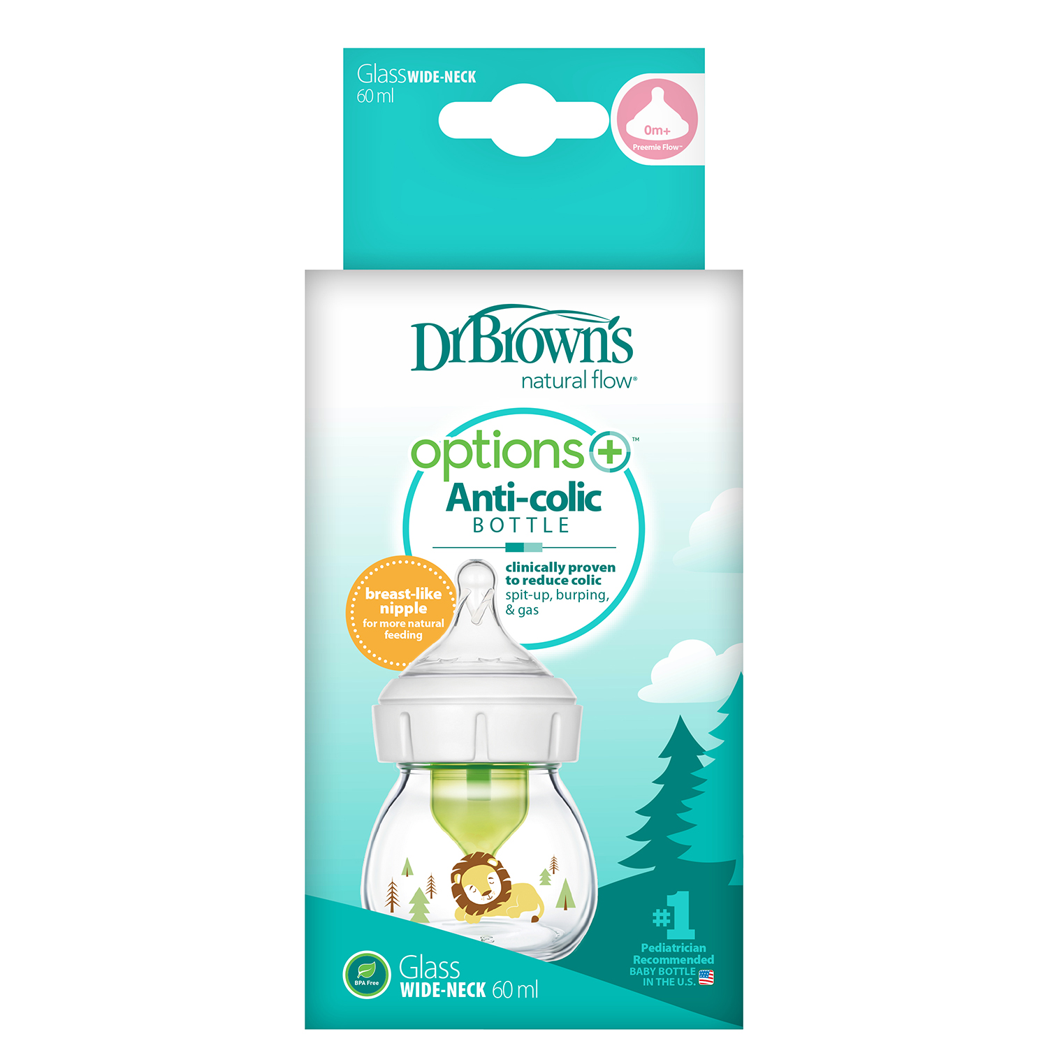 Бутылочка Dr Browns Anti-Colic 60 мл - фото 2