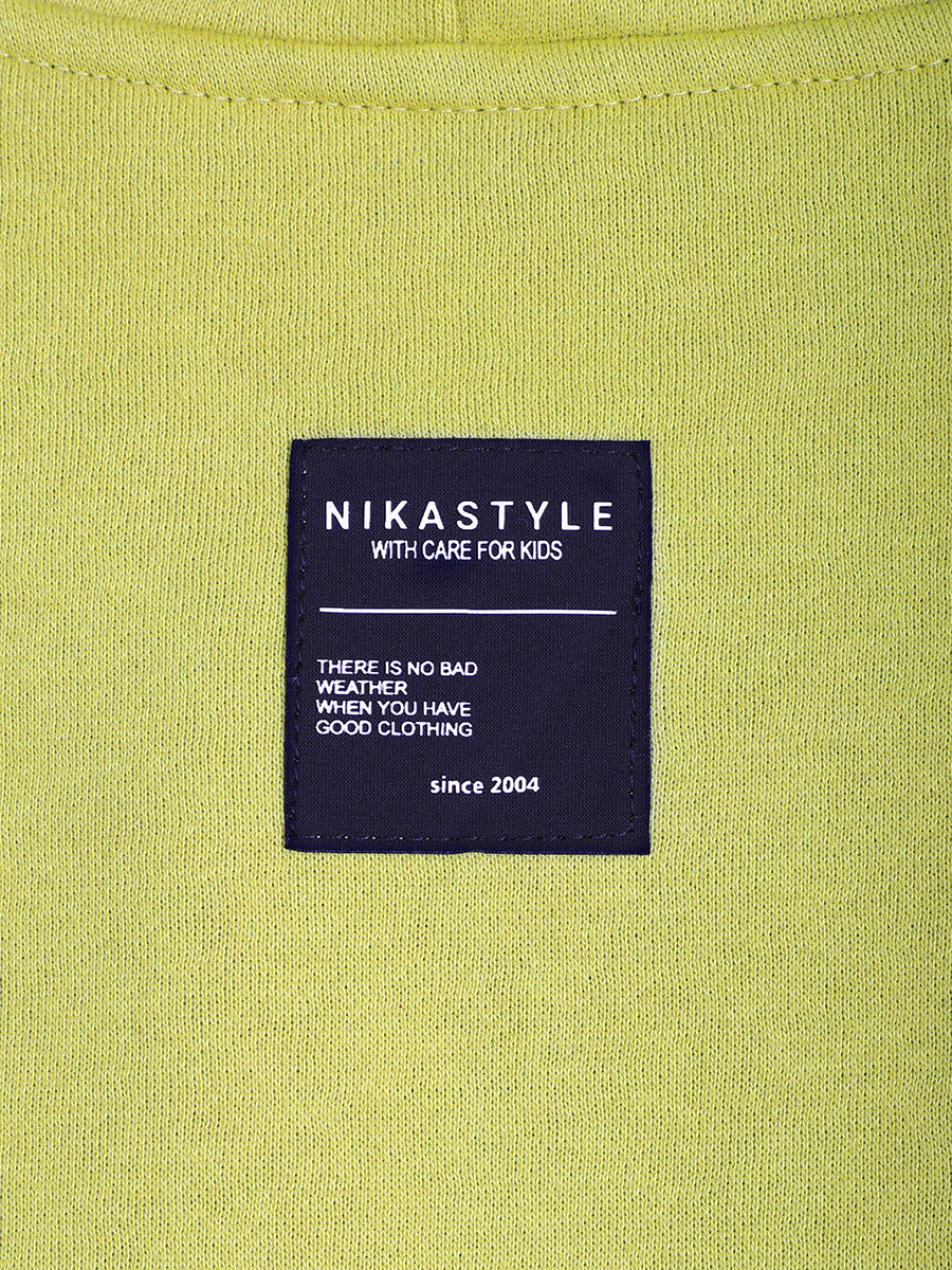 Костюм NIKASTYLE 7т20325 салатовый/темно-серый меланж - фото 13