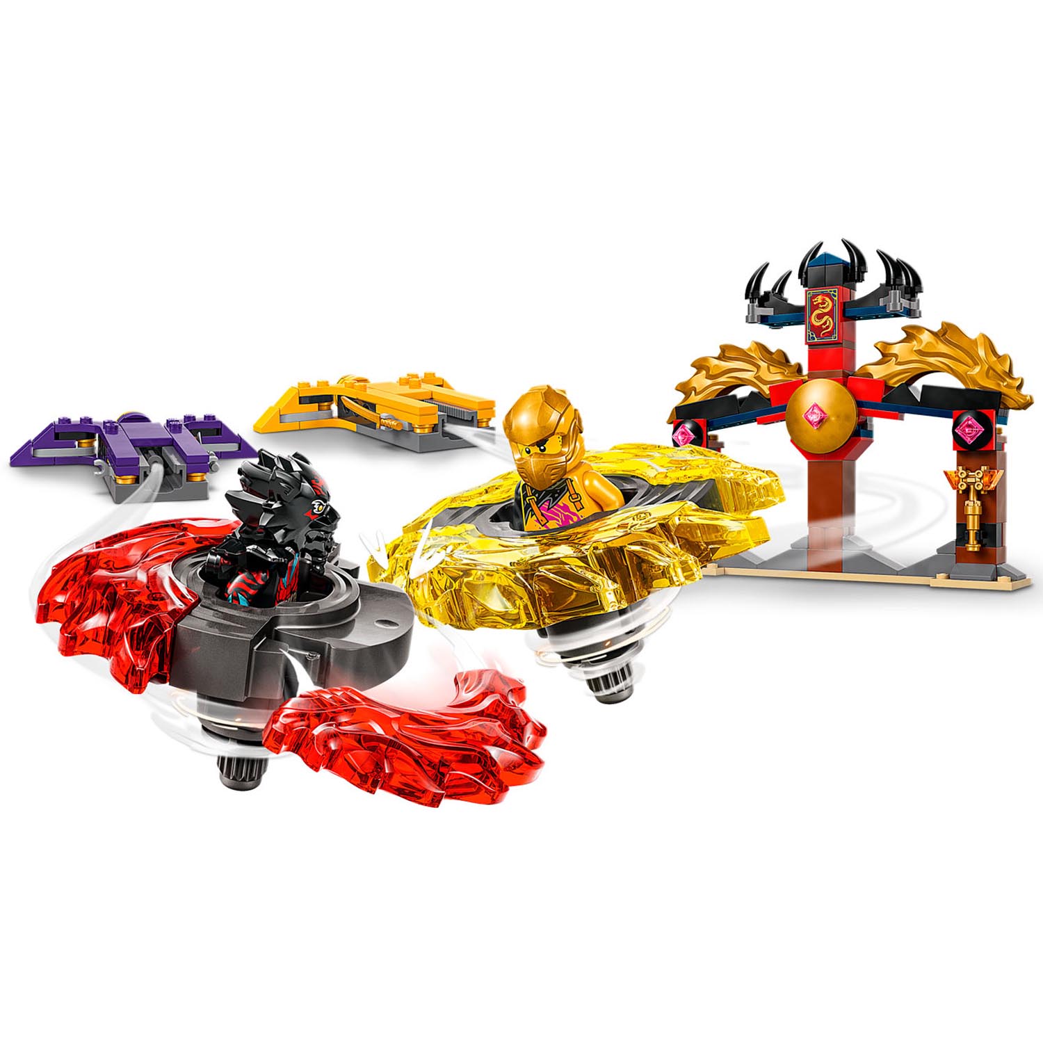 Конструктор LEGO NINJAGO Боевой набор Кружитцу Дракона блочный - фото 4