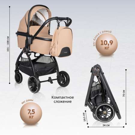 Коляска 3в1 Farfello Camille