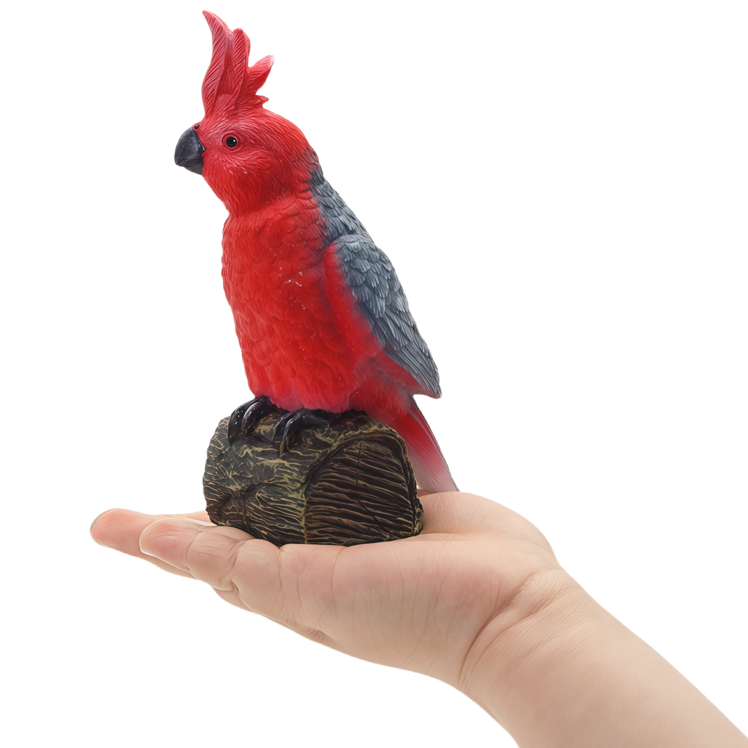 Фигурка Детское Время Попугай Какаду сидит на ветке - фото 2