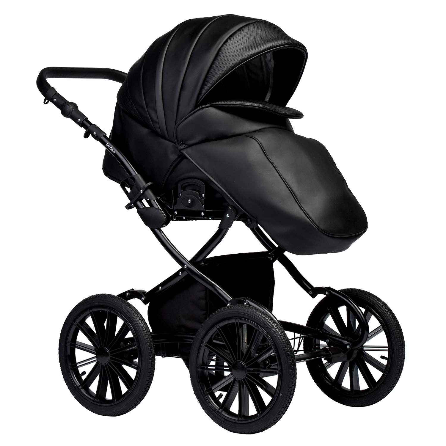 Коляска 2в1 Indigo Special Plus 03 черный - фото 4